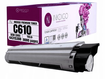 Inkdigo toner 44315308 kompatybilny z OKI C610CDN C610DN C610DTN C610DM Certyfikat TÜV