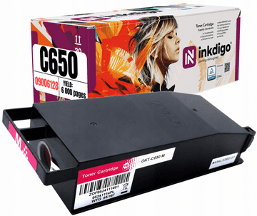 Inkdigo toner 9006128 kompatybilny z OKI C650 C650dn Certyfikat TÜV