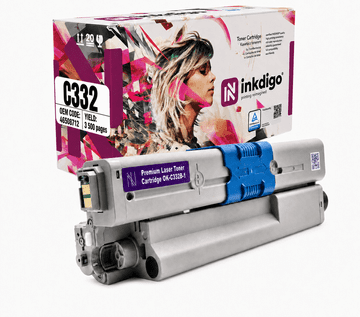 Inkdigo toner 46508712-46508709 kompatybilny z OKI C332DN MC363DNW C332DNw Certyfikat TÜV
