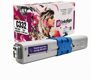 Inkdigo toner 46508713 kompatybilny z OKI C332DN MC363DNW C332DNw MC363N Certyfikat TÜV