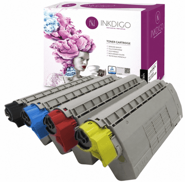 Inkdigo toner 44318608-44318605 kompatybilny z OKI C710CDTN C711CDTN C710DN Certyfikat TÜV