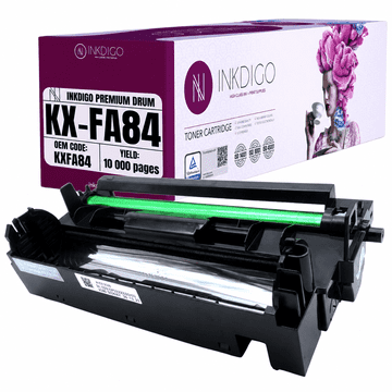 Inkdigo bęben KXFA84 kompatybilny z Panasonic KX-FL511 KX-FLM651 KX-FL611 Certyfikat TÜV