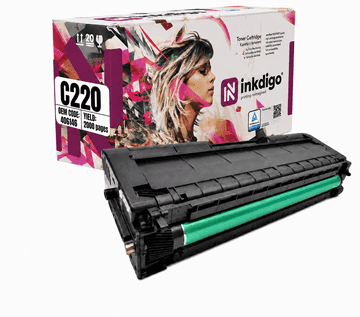 Inkdigo toner 406146 kompatybilny z Ricoh Aficio SPC220A SPC222DN SPC240DN Certyfikat TÜV