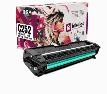 Inkdigo toner 407716 kompatybilny z Ricoh SPC252dn SPC252sf SPC262DNw Certyfikat TÜV