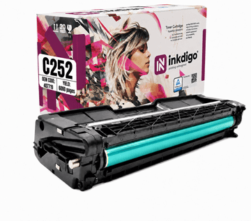 Inkdigo toner 407719 kompatybilny z Ricoh SPC252dn SPC252sf SPC262DNw Certyfikat TÜV