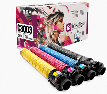 Inkdigo toner 841817-841820 kompatybilny z Ricoh Aficio MPC3003sp MPC3004 Certyfikat TÜV