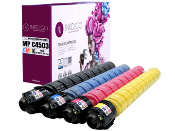 Inkdigo toner 841853-841856 kompatybilny z Ricoh Aficio MPC4503asp Certyfikat TÜV