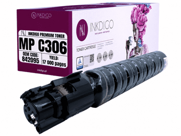 Inkdigo toner 842095 kompatybilny z Ricoh MPC306ZSP MPC307PageKeeper MPC307 Certyfikat TÜV