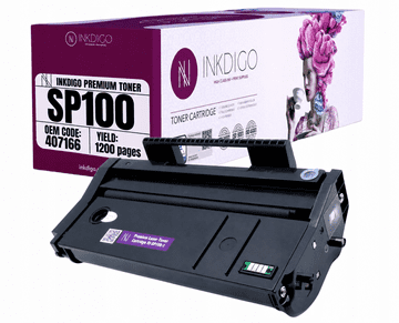Inkdigo toner 407166 kompatybilny z Ricoh Aficio SP100 SP112 SP112SU SP112 Certyfikat TÜV