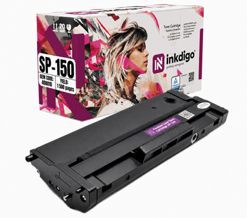 Inkdigo toner 408010 kompatybilny z Ricoh Aficio SP150 SP150sUW SP150 Certyfikat TÜV