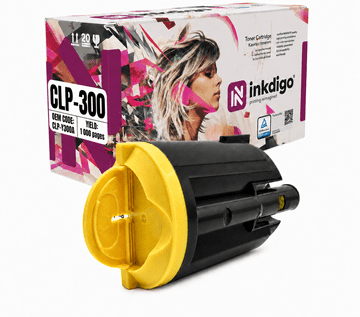 Inkdigo toner CLP-Y300 kompatybilny z Samsung CLP-300 CLX-2160 CLP-300N Certyfikat TÜV
