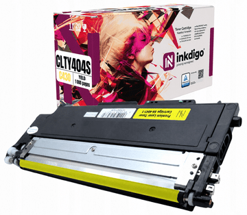 Inkdigo toner CLT-Y404S kompatybilny z Samsung Xpress C430W SL-C430 C482FW Certyfikat TÜV