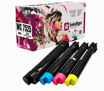 Inkdigo toner 006R01517-006R01520 kompatybilny z Xerox WorkCentre 7525 7970 Certyfikat TÜV