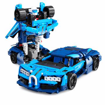MJI Klocki 8701 Auto Sportowe Robot 2w1 Transformacja 602 el