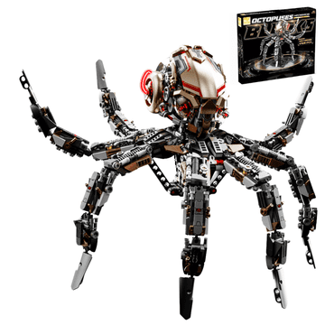 MJI Klocki Technic 13085 - Mechaniczna Ośmiornica LED, ruchome części 1768 el.