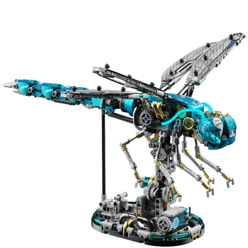 MJI Klocki 13086 - Mechaniczna Ważka Technic LED, 866 elementów - model ekspozycyjny