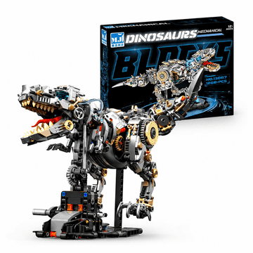 MJI Klocki Mechaniczny Dinozaur Tyranozaur LED 1268 el ruchome elementy