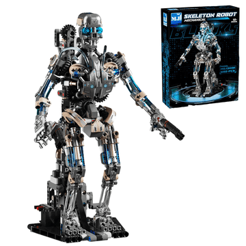 MJI Klocki 13091 - Ruchomy Mechaniczny Robot Cyborg Technic LED, 692 el.