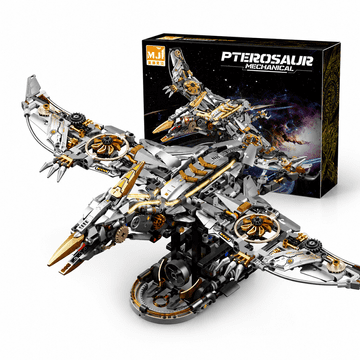 MJI Klocki Mechaniczny Dinozaur Pterozaur LED 1266 el ruchome elementy