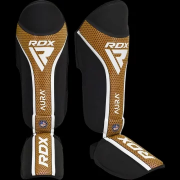 RDX Ochraniacze Piszczeli I Stopy T17 Aura CZARNY/ZŁOTY XL