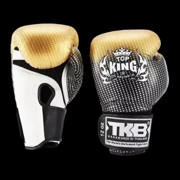 Top King Rękawice Bokserskie Muay Thai Super Star Air 14OZ ZŁOTY