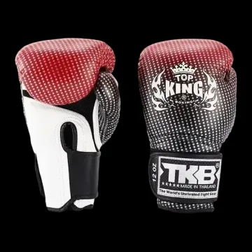 Top King Rękawice Bokserskie Muay Thai Super Star Air CZERWONY 14OZ