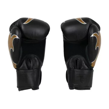 Top King Rękawice Bokserskie Muay Thai Empower Air 10OZ CZARNY/ZŁOTY