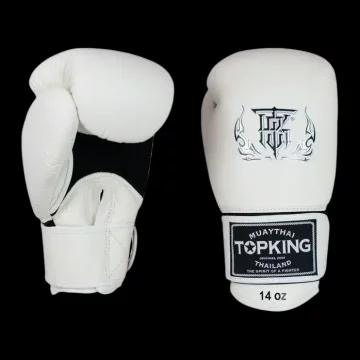 Top King Rękawice Bokserskie Muay Thai Ultimate Air BIAŁY 12OZ