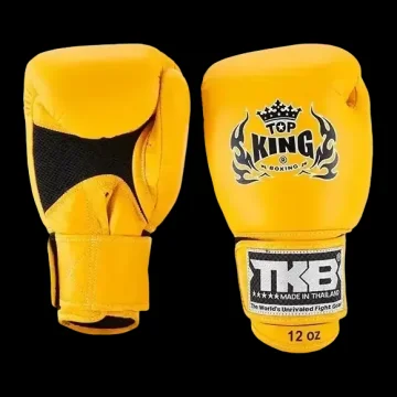 Top King Rękawice Bokserskie Muay Thai Ultimate Air 10OZ ŻÓŁTY