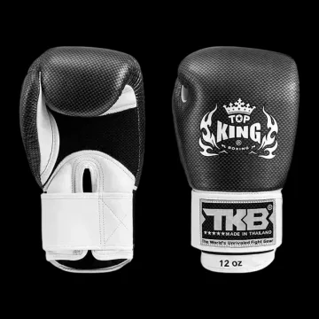 Top King Rękawice Bokserskie Muay Thai Empower Air BIAŁY 10OZ