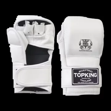 Top King Rękawice MMA Combat BIAŁY XL