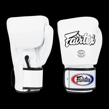 Fairtex Rękawice Bokserskie Universal Tight-fit Design BGV1 BIAŁY 16OZ