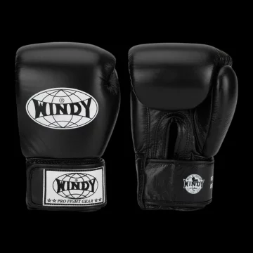 Windy Rękawice Bokserskie Classic Genuine Leather CZARNY 10OZ