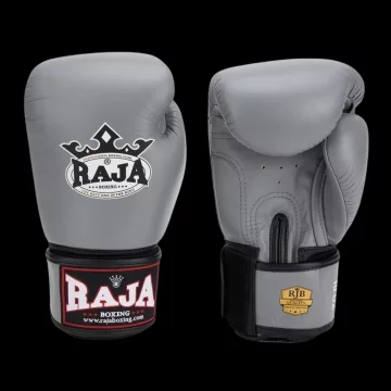 Rękawice Bokserskie Standard Genuine Leather SZARY 14OZ