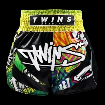 Spodenki Muay Thai Tbs Graffiti M ŻÓŁTY