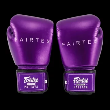 Fairtex Rękawice Bokserskie Metallic Boxing 10OZ FIOLETOWY