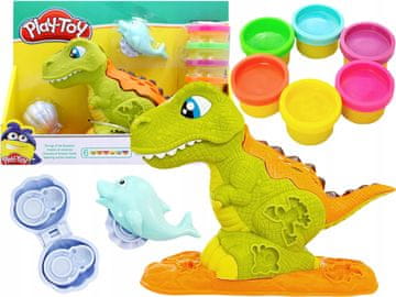 CIASTOLINA masa plastyczna DINOZAUR + Akcesoria