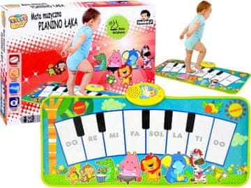 Madej Interaktywna MATA Dotykowa MUZYCZNA PIANINO ŁĄKA Pianinko SKACZ i Graj