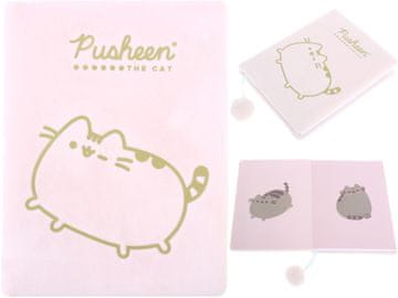 PUSHEEN PLUSZOWY Pamiętnik The Cat Kotek Plusz Włochacz 96 kartek NOTES A5