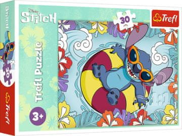 Trefl Puzzle LILO & STITCH 30 Elementów Sitch Na Wakacjach układanka 3+