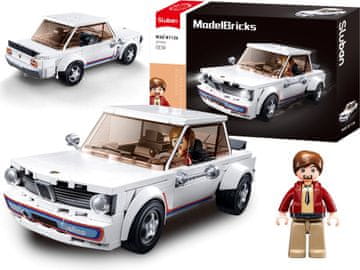 Sluban Klocki Samochód Wyścigowy AUTO CLASSIC retro Figurka B1126 277 el