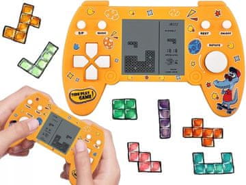BIG Elektroniczna GRA Kieszonkowa 26 gier TETRIS KONSOLA Pad ZRĘCZNOŚCIOWA