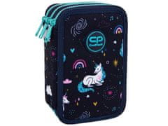 CoolPack Potrójny Piórnik z Wyposażeniem JUMPER 3 Mrs Unicorn TRZYKOMOROWY