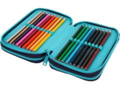 CoolPack Potrójny Piórnik z Wyposażeniem JUMPER 3 Mrs Unicorn TRZYKOMOROWY