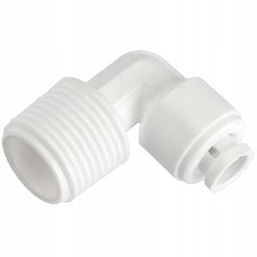Kolanko Redukcyjne szybkozłączka 3/8" GZ x 1/4" QC z klipsem