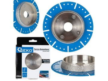 GEKO Diamantno rezilo za rezanje in posnemanje PVC cevi, 125 mm - G78341