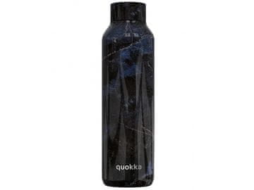 QUOKKA Nerjaveča steklenica Quokka Solid Black Marble – termo steklenica 630 ml, 12087