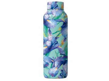 QUOKKA Nerjaveča steklenica Quokka Solid Blue Irises – termo steklenica 850 ml, 40192
