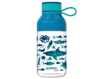 QUOKKA Plastična steklenica z ročajem Quokka Kids Ice Sea Animals – 430 ml, 40154