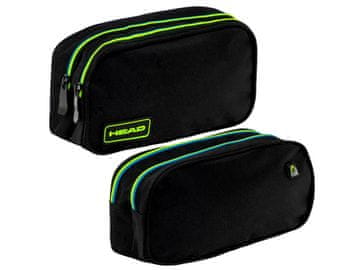 Astra Šolski peresnik Head Black Green/Blue AC9 – peresnik z dvema predelkama, 503026040